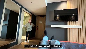 Step Mom Shocked When Step Son Cums on Her Face in Hotel Share Bed! FULL VIDEO